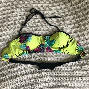 Xhilaration neon bikini top